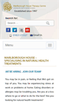 Mobile Screenshot of marlboroughhousetherapycentre.co.uk